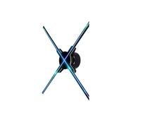 Ventilatore olografico 3D 65 Cm 3d Olografico Fan Luce Vedio Ologramma Fan Display For Pubblicità 32 GB 3D Olografo Ologramma Fan Proiettore 65x per insegne di negozi aziendali, bar