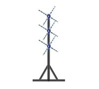 Ventilatore olografico 3D a 4 pale, 52 cm 65 cm Attrezzatura da gioco pubblicitaria Display olografico 3D for fiere, feste ed eventi Alta Definizione(65CM)