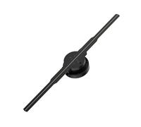 Ventilatore Olografico 3D da 42 cm con Telecomando WiFi, Icone Personalizzate, Video DIY, Luce LED al Neon, Proiettore Olografico 3D Rotante, Spina