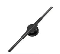 Ventilatore olografico 3D da 42 cm, telecomando Wi-Fi, icone personalizzate, video fai te, logo, luci al neon a LED, display rotante, proiettore