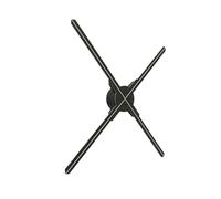 Ventilatore olografico 3D da 65 cm, proiettore 3D for pubblicità olografica a LED for aziende, bar, Halloween Esposizione pubblicitaria del festival