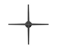 Ventilatore olografico 3D da 75/100 cm con WiFi e controllo tramite app Attrezzatura pubblicitaria olografica a LED for fiere, feste ed eventi Ampio angolo di visione(100cm)