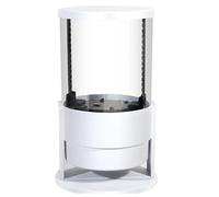 Ventilatore olografico 3D da tavolo, angolo di visione di 360 gradi, schermo cilindrico, pubblicità, perline luminose a LED, WIFI Alta luminosità