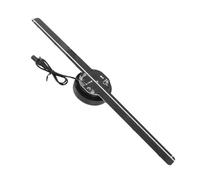 Ventilatore olografico 3D HD 224 LED Lampada perline Proiettore Wifi 42cm Segno Lettore Supporto Immagine Video Pubblicità Display Ampio angolo di visione