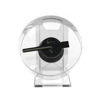 Ventilatore olografico 3D Mini proiettore olografico 3D con ventola a LED, cartello pubblicitario logo luminoso e copertura trasparente commerciale