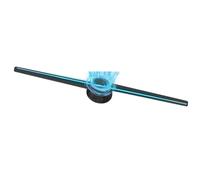 Ventilatore olografico 3D Proiettore olografico 3D Display pubblicitario Luce Proiettore olografico HD Negozio Bar Festa Natale Halloween Esposizione pubblicitaria del festival