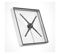 Ventilatore olografico 3D, Proiettore ologramma ventola 3D da 50 cm Macchina integrata Wifi Led Sign Lampada olografica Lettore con coperchio per negozio/bar