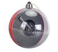 Ventilatore Olografico 3D, Proiettore per Macchine Pubblicitarie Olografiche WiFi 3D con Copertura Protettiva HD per Alberi di Natale, Hotel, Negozi (Spina europea)