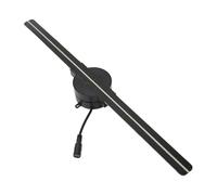 Ventilatore olografico 3D, ventilatore LED, proiettore WiFi da 16,5 pollici 2000x224 con 224 perle luminose a for la pubblicità di negozi aziendali Ampio angolo di visione
