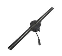 Ventilatore olografico 3D Ventilatore olografico 3D, proiettore olografico 3D WiFi da 42 cm, luce di visualizzazione pubblicitaria, proiettore olografico HD for negozi, bar, feste di Natale per insegn