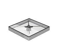 Ventilatore olografico 3D Wifi Olografico Fan Proiettore Stereo Galleggiante Macchina Pubblicitaria Fan Imaging Aereo In Lega di Alluminio per aziende, negozi, feste, bar e altro ancora(Szary)