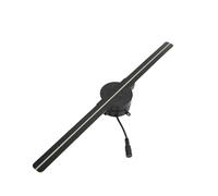 Ventilatore olografico 3D WiFi Proiettore olografico 3D Display pubblicitario Luce for negozi Bar Feste Immagini senza bordi(45CM)