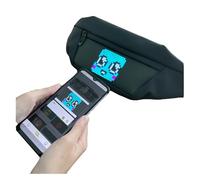 Ventilatore olografico 3D, Zaino LED Smart Pixel, unisex, borsa da torace, borsa a tracolla, borsa a tracolla alla moda con LED per negozio, Halloween