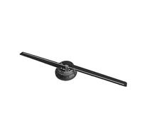 Ventilatore olografico a LED da 42 cm, proiettore olografico 3D, display luminoso pubblicitario for negozi, bar, feste Immagini senza bordi