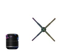 Ventilatore olografico da 62 cm 722LED Insegna al neon Perline 8G Memoria Manuale Immagine fai te Testo LOGO Macchina pubblicitaria Proiettore 3D