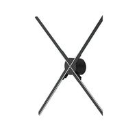 Ventilatore olografico esterno impermeabile da 77 cm for decorazione di nozze, proiettore olografico a LED con controllo wireless Alta Definizione