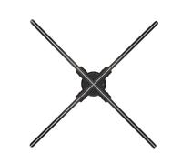 Ventilatore olografico, Macchina pubblicitaria olografica 1600×720P, display olografico 3D modificabile, multiuso for esposizione,per Halloween, Negozio aziendale