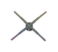 Ventilatore olografico, Proiettore Olografico 3D Con Ventola, Controllo Wi-Fi, Display LED, Pubblicitario Commerciale, Trasmette Immagini E Video,per Halloween, Negozio aziendale