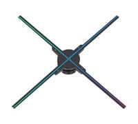 Ventilatore olografico pubblicitario 3D da 52 cm, macchina olografica a LED, videoproiettore pubblicitario, telecomando APP WiFi for centri commerciali Immagini senza bordi