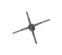 Ventilatore olografico, Ventilatore Olografico 3D Wi-Fi, Proiettore Commerciale, Display Pubblicitario, Telecomando,per Halloween, Negozio aziendale