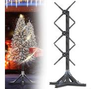 Ventilatore Ologramma 3D 3 Pezzi Unità Di Giunzione, Proiettore Ologramma 3D, Perline Lampada LED Macchina Pubblicitaria Verticale Rotante per Immagini, Albero Di Natale Olografico