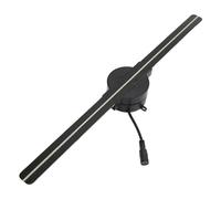 Ventilatore Ologramma LED 3D 16.5 Pollici 224 Perline Luminose Lettore pubblicitario 3D Ad Alta Risoluzione Supporta Proiezione olografica per la pubblicit¨¤ TV, vid¨¦o et home cin¨¦ma