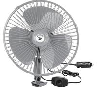 Brunner 0716020N Ventilatore Auto 12V, Mistral Universal, Fissaggio a Clip o Vite