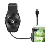 Ventilatore per acquario, piccolo quiet Cooling Fan con regolatore di velocità regolabile, accessorio per serbatoio di pesce fresco, acqua salata, gamberetti e acquario per evitare il surriscaldamento