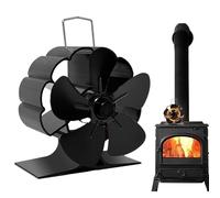 Ventilatore per alimentato a calore - Ventola silenziosa ecologica per far circolare aria calda | Ventilatore per stufa a legna per bruciatori a pellet, bruciatori