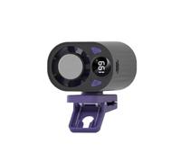Ventilatore per aria condizionata con clip per auto, con display a LED, rotazione a 360°, velocità 199 e tecnologia semi raffreddamento, ricaricabile tramite USB, adatto per auto, lavoro, campeggio