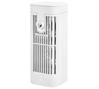 Ventilatore per aria condizionata, ventilatore USB da tavolo con atomizzazione e luce, condizionatore d'aria portatile multifunzionale per campeggio domestico
