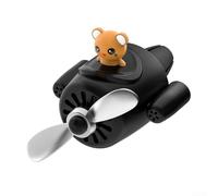 Ventilatore per aromaterapia a forma di cartone animato, per auto, una divertente aggiunta alla tua routine di guida (B)