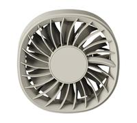 Ventilatore per auto a 3 velocità, raffreddatore d'aria USB portatile, luce d'atmosfera colorata, rotazione a 360 gradi, veicolo ad alta resistenza al con design robusto, accessorio da viaggio