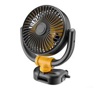 Ventilatore per auto a testa singola da 12 V, migliora il comfort di guida con flusso d'aria regolabile