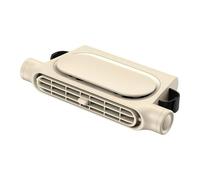 Ventilatore per auto ad angolo regolabile, dispositivo di ventilazione portatile, 3000 mAh, batteria ricaricabile con clip, circolatore d'aria adatto per viaggi su strada, campeggio, guida Hnw738 (B