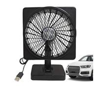 Ventilatore per auto da 12 V, 12 V, ventola di raffreddamento per camion, per auto, a basso rumore, alimentato tramite USB, per barche, veicoli, furgoni, camion, berline, SUV, viaggi estivi
