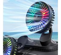 Ventilatore per auto Forte vento per l'estate calda Ventola per veicoli