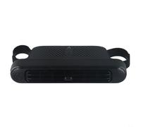 Ventilatore per auto multifunzione per sedile posteriore, dimensioni compatte con velocità del vento regolabile, per tutti i tipi di veicoli (nero)