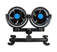 Ventilatore Per Auto | Potente Raffreddatore Portatile Raffreddante Regolabile | Ventilatori Rinfrescanti Per Veicoli | Per Guidatore Donne Uomini Estate Veicolo Camion Schienale Posteriore Presa D'ar
