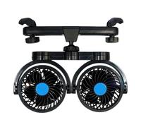 Ventilatore Per Auto | Potente Raffreddatore Portatile Regolabile | Ventilatore Auto A Doppia Testa | per Sedile Posteriore Schienale Interno Veicolo Camion Bocchetta Aria Uscita Estate