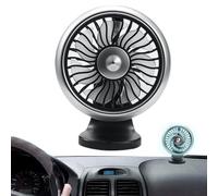 Ventilatore per auto - Ventilatore portatile USB ricaricabile | Dispositivo di raffreddamento di ventilazione | Uscita 'aria per auto multifunzione, amplificazione del della console di