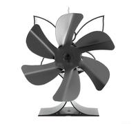 Ventilatore per camino a 6 pale alimentato dal calore utilizzando la tecnologia termoelettrica per far circolare l'aria calda dalle stufe a legna per un maggiore comfort di riscaldamento