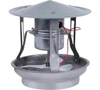 Ventilatore per camino Ventilatore per camino domestico Evacuatore di fumo 40W Ventilatore di scarico per camino Ventilatore per canna fumaria Induttore di tiraggio per camino 12,5~17cm/9~17cm~/