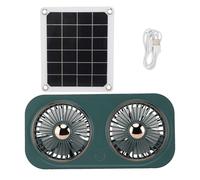 Ventilatore per capannone solare, fanatico della casa dei cani | Ventilatore per esterni ad energia solare | 20 W Batteria ad efficienza energetica Improte alle intemperie per il campeggio del fienile