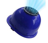 Ventilatore per casco di sicurezza - Casco di protezione ricaricabile con | ventilazione, berretto solare traspirante multifunzionale | per cantiere lavori esterni giardino Rifroi, blu, Se référer au