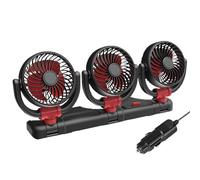 Ventilatore per cruscotto auto, ventola USB per cruscotto auto, rotazione ventilatore elettrico 12 V 24 V, trip trip mothave colder regolabile due modalità di raffreddamento grande