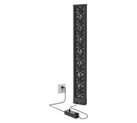 Ventilatore Per Finestra, Montaggio Verticale, Velocità Regolabile, Ventilatore Per Finestra Retrattile, Utilizzato Per Ventilazione E Ricambio D'aria, Adatto Per Finestre black 49.2-51.2in/125-130cm