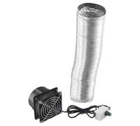 Ventilatore per fumi con alimentazione USB e velocità regolabile, più condotto per la rimozione di fumi nocivi nelle aree di lavoro (ventola + tubo da 6 m)