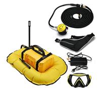 Ventilatore per immersioni subacquee ricaricabile con regolatore di respirazione, esplorare profondità di 10/15 m per immersioni ricreative e pesca, batteria da 80000 mAh