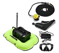 Ventilatore per immersioni subacquee ricaricabile con regolatore di respirazione, esplorare profondità di 10/15 m per immersioni ricreative e pesca, batteria da 80000 mAh